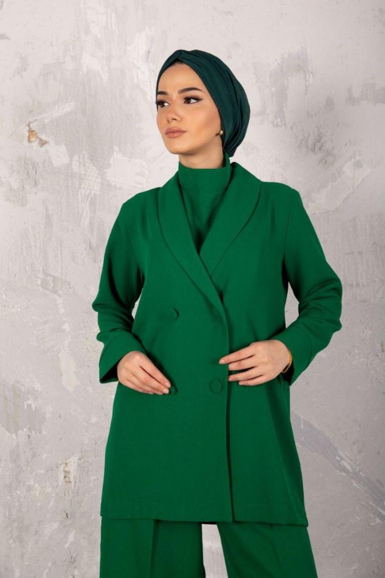 Ensemble combi Blazer Vert
